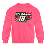 Hayden Blanchard | 2023 | Youth Crewneck | Sweatshirt - neon pink