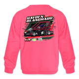 Hayden Blanchard | 2023 | Youth Crewneck | Sweatshirt - neon pink