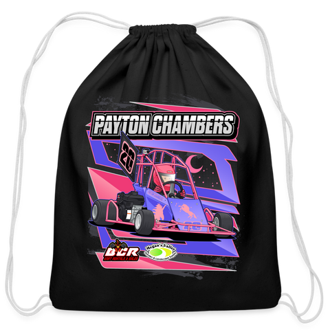 Peyton Chambers | 2023 | Cotton Drawstring Bag - black