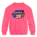 Weston Bowden | 2023 | Youth Crewneck | Sweatshirt - neon pink