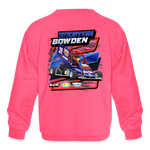 Weston Bowden | 2023 | Youth Crewneck | Sweatshirt - neon pink