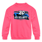 Eli Elliott | 20 | 2023 | Youth Crewneck | Sweatshirt - neon pink