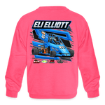 Eli Elliott | 20 | 2023 | Youth Crewneck | Sweatshirt - neon pink