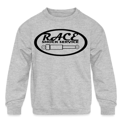 Race Shock Service | 2023 | Youth Crewneck Sweatshirt - heather gray