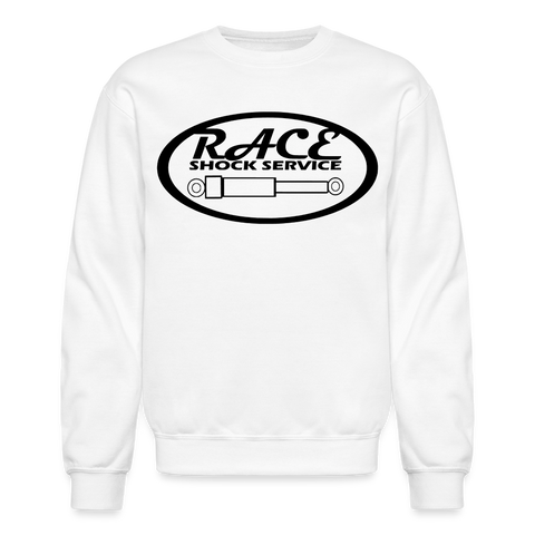 Race Shock Service | 2023 | Adult Crewneck Sweatshirt - white