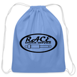 Race Shock Service | 2023 | Cotton Drawstring Bag - carolina blue