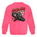 David Lee | 2023 | Youth Crewneck Sweatshirt - neon pink