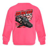 David Lee | 2023 | Youth Crewneck Sweatshirt - neon pink