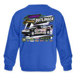 Jimmy Dutlinger | Dirtslinger | 2023 | Youth Crewneck Sweatshirt - royal blue