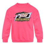 Jimmy Dutlinger | Dirtslinger | 2023 | Youth Crewneck Sweatshirt - neon pink