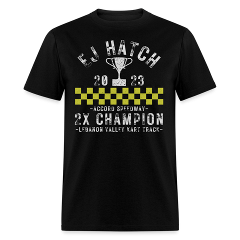 EJ Hatch | 2023 Champ | Adult T-Shirt - black