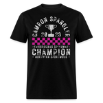 Camron Spangler | 2023 Champ | Adult T-Shirt - black