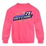 Shamron Ritchie | 2023 | Youth Crewneck Sweatshirt - neon pink