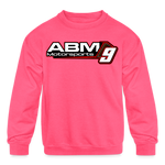 Adam Bourque | 2023 | Youth Crewneck Sweatshirt - neon pink