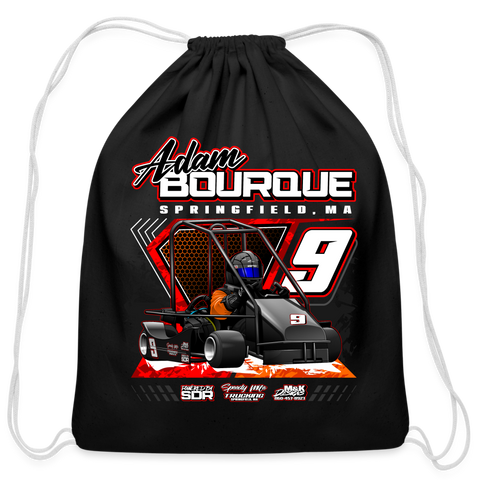 Adam Bourque | 2023 | Cotton Drawstring Bag - black