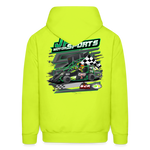 JP Motorsports | 2023 | Adult Hoodie - safety green