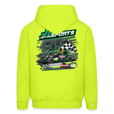 JP Motorsports | 2023 | Adult Hoodie - safety green