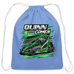 Quinn Comen | 2023 | Cotton Drawstring Bag - carolina blue