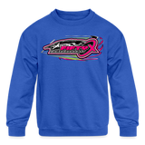 FiftyX Motorsports | 2023 | Youth Crewneck Sweatshirt - royal blue