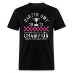 Carter Dwy | FiftyX Motorsports | 2023 Champ | Adult T-Shirt - black