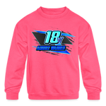 Aubree Warner | 2023 | Youth Crewneck Sweatshirt - neon pink