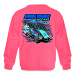 Aubree Warner | 2023 | Youth Crewneck Sweatshirt - neon pink