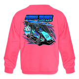 Aubree Warner | 2023 | Youth Crewneck Sweatshirt - neon pink