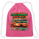 Chuck McDonald | 2023 | Cotton Drawstring Bag - pink