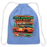 Chuck McDonald | 2023 | Cotton Drawstring Bag - carolina blue