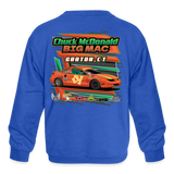 Chuck McDonald | 2023 | Youth Crewneck Sweatshirt - royal blue