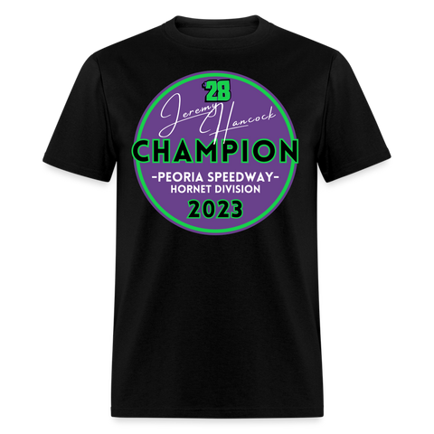 Jeremy Hancock | 2023 Champ | Adult T-Shirt - black
