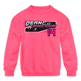 Braxton Dean | 2023 | Youth Crewneck Sweatshirt - neon pink