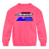 Patrick Jenks | 2023 | Youth Crewneck Sweatshirt - neon pink