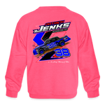 Patrick Jenks | 2023 | Youth Crewneck Sweatshirt - neon pink