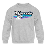 Kynzie Maness | Purple | 2023 | Youth Crewneck Sweatshirt - heather gray