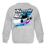 Kynzie Maness | Purple | 2023 | Youth Crewneck Sweatshirt - heather gray