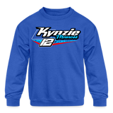 Kynzie Maness | Red | 2023 | Youth Crewneck Sweatshirt - royal blue