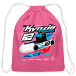 Kynzie Maness | Red | 2023 | Cotton Drawstring Bag - pink