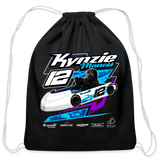 Kynzie Maness | Purple | 2023 | Cotton Drawstring Bag - black