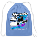 Kynzie Maness | Purple | 2023 | Cotton Drawstring Bag - carolina blue