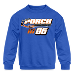 Jameson Porch | 2023 | Youth Crewneck Sweatshirt - royal blue