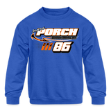 Jameson Porch | 2023 | Youth Crewneck Sweatshirt - royal blue