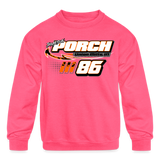 Jameson Porch | 2023 | Youth Crewneck Sweatshirt - neon pink