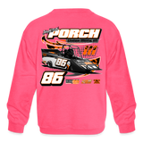 Jameson Porch | 2023 | Youth Crewneck Sweatshirt - neon pink