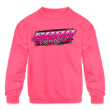 Gada Racing | 2023 | Youth Crewneck Sweatshirt - neon pink