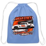 Racen Stacy | 2023 | Cotton Drawstring Bag - carolina blue
