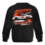 Racen Stacy | 2023 | Youth Crewneck Sweatshirt - black