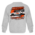 Racen Stacy | 2023 | Youth Crewneck Sweatshirt - heather gray