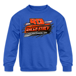 Racen Stacy | 2023 | Youth Crewneck Sweatshirt - royal blue