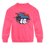 Keith Farnum | 2023 | Youth Crewneck | Sweatshirt - neon pink